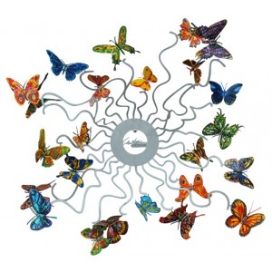 David Gerstein Butterflies Forever Bowl Israeli Art