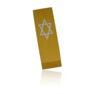 Gold Star of David Car Mezuzah by Adi Sidler Star of David Collection