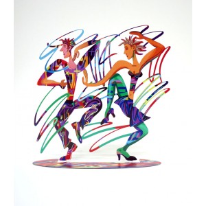 David Gerstein Twisters Sculpture with Dancing Couple Artists & Brands