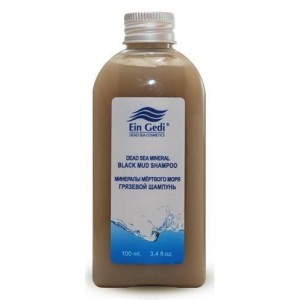Dead Sea Mineral Black Mud Shampoo (100ml) Dead Sea Cosmetics