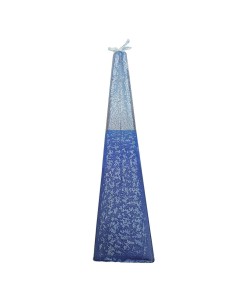 Blue Pyramid Havdalah Candle Candle Holders & Candles