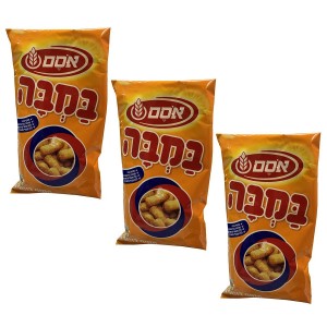 Three-Pack of Osem Bamba (Israel's Number 1 Snack) Israeli Pantry