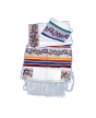 Star of David Wool Tallit with Multicolored Stars and Stripes