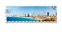 Tel Aviv Stamp Magnet with Full Color Photo