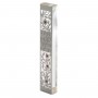 Mezuzah with Pomegranate Detailing & Home Blessing with Red Gems